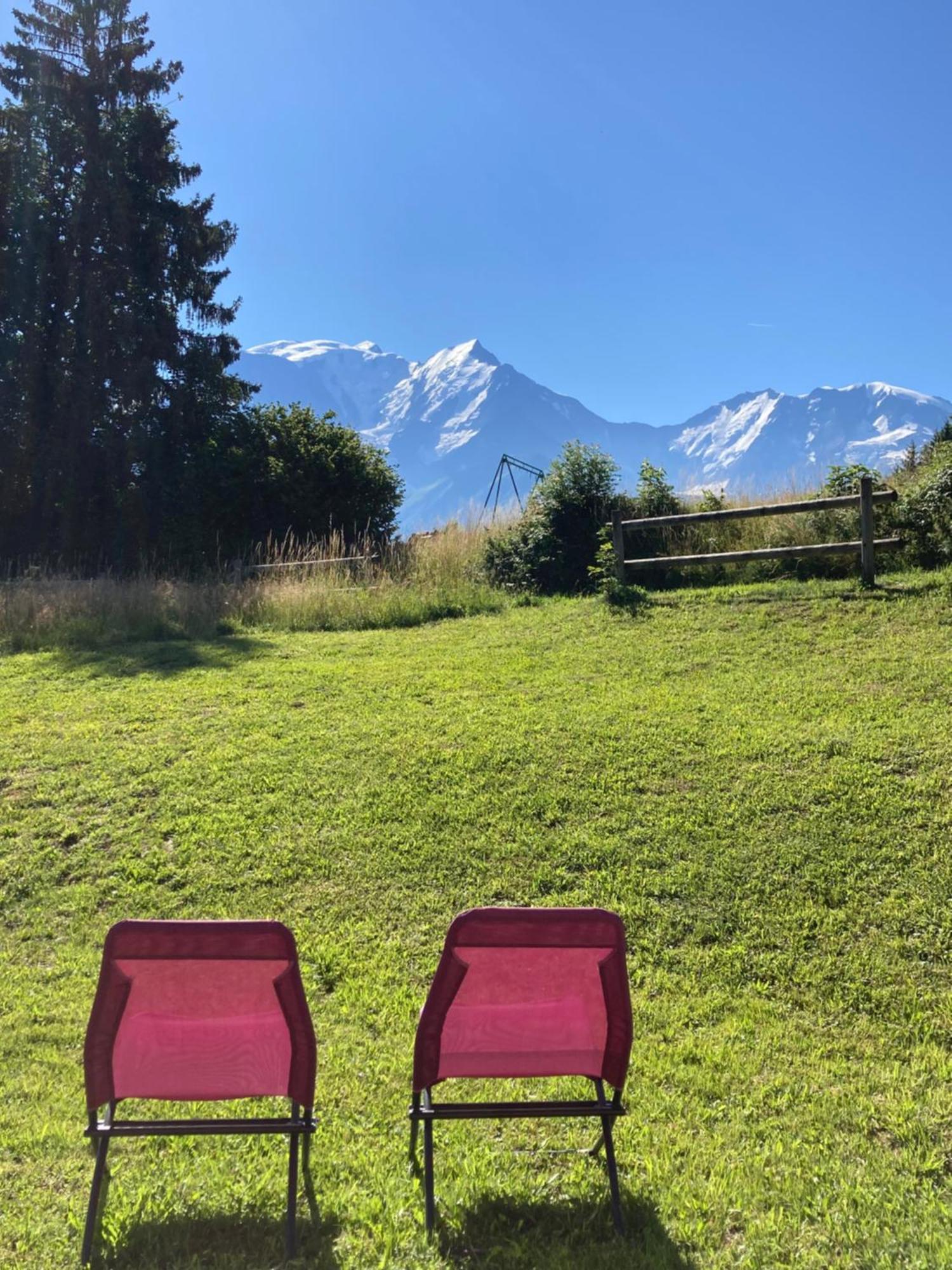 Marie Mont Blanc Vue Mont Blanc Lejlighed Saint-Gervais-les-Bains Eksteriør billede