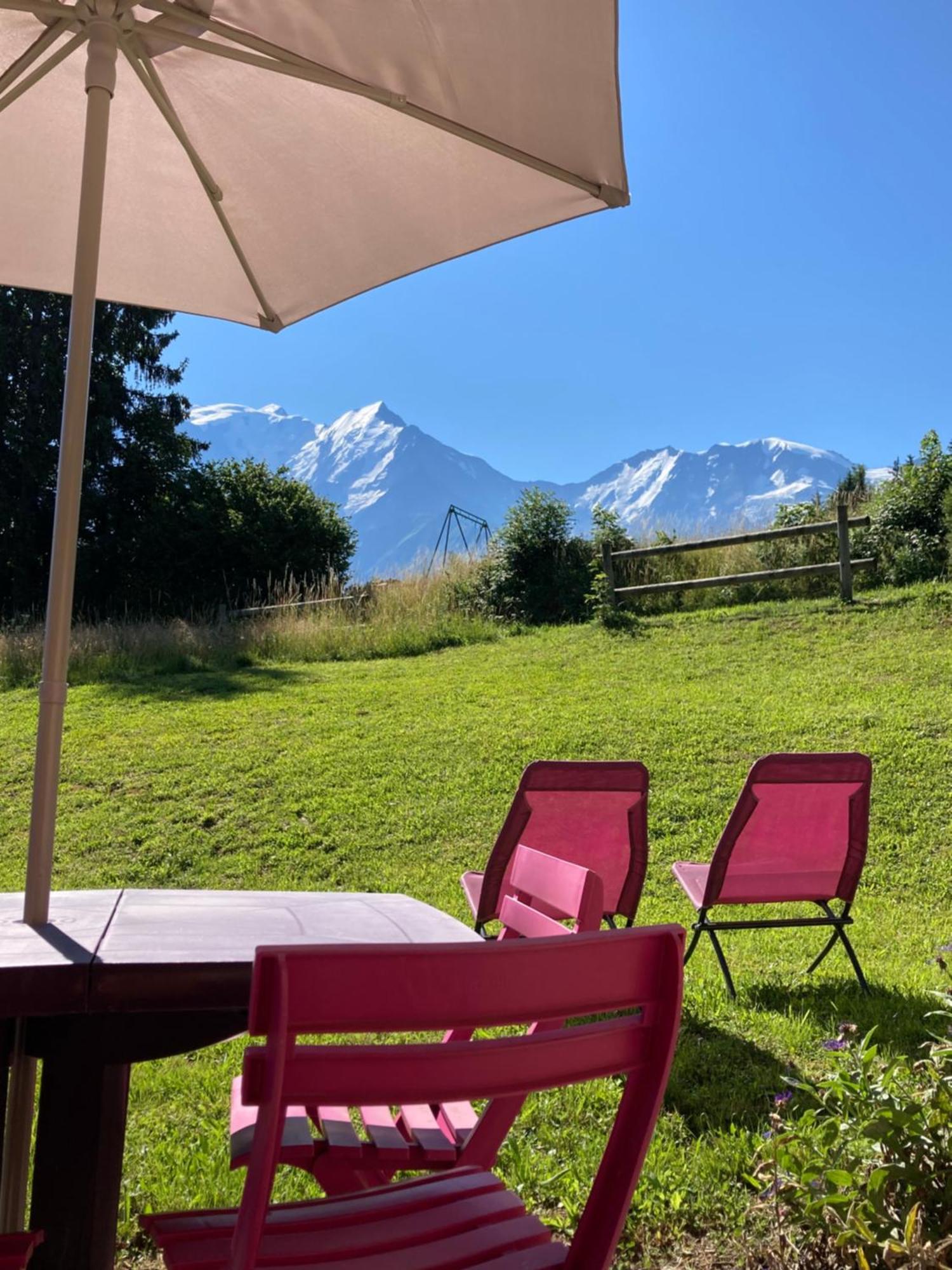 Marie Mont Blanc Vue Mont Blanc Lejlighed Saint-Gervais-les-Bains Eksteriør billede