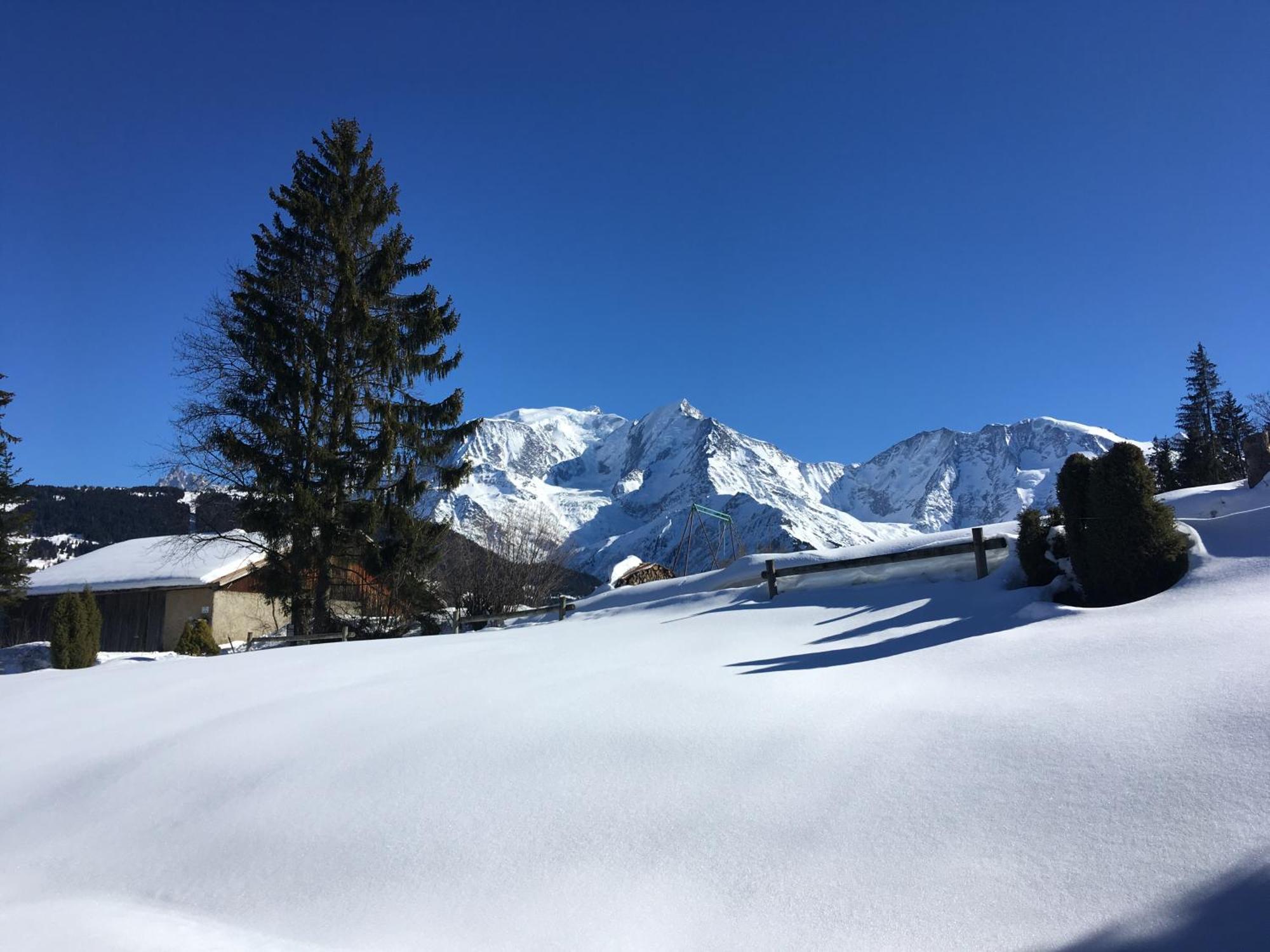 Marie Mont Blanc Vue Mont Blanc Lejlighed Saint-Gervais-les-Bains Eksteriør billede