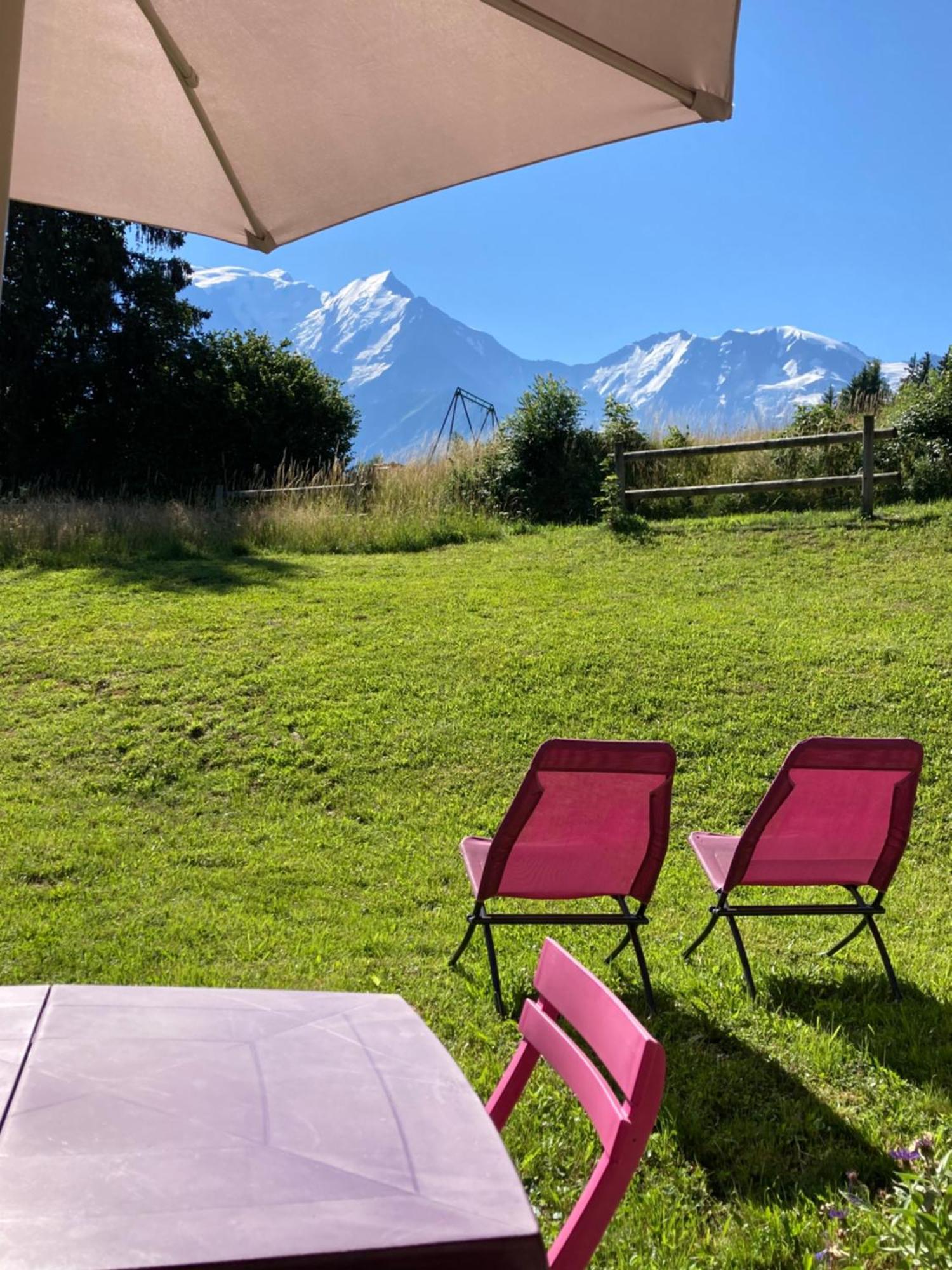 Marie Mont Blanc Vue Mont Blanc Lejlighed Saint-Gervais-les-Bains Eksteriør billede